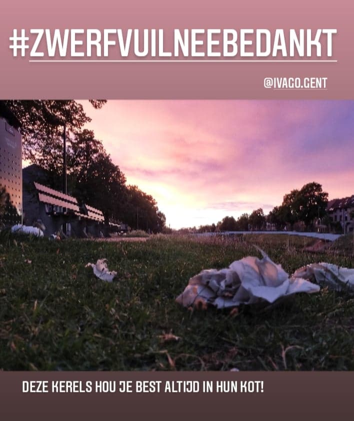 IVAGO - Zwerfvuilcampagne 2020 Instagram
