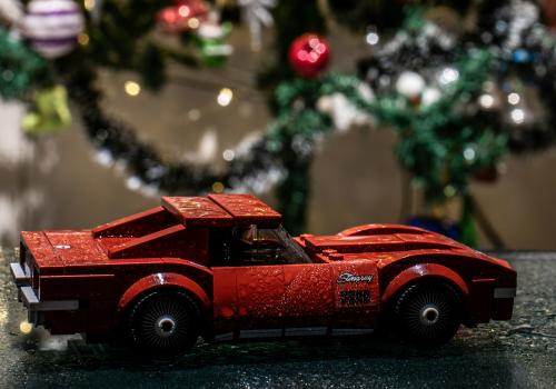 auto met kerstversieren